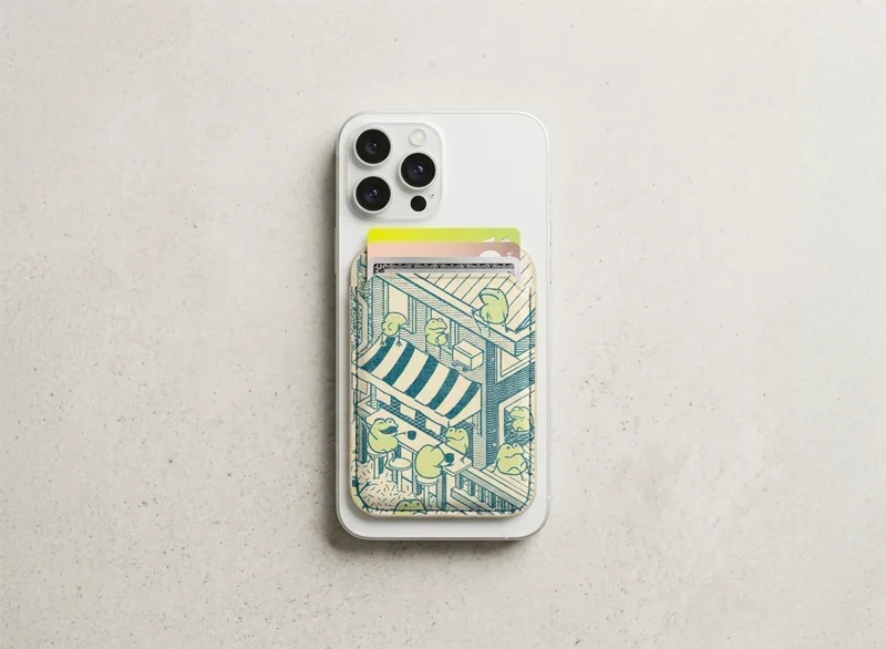 The MagSafe Wallet Drops Tomorrow: Three Cards, Some Cash, Eight Artists, Stuck to Your Phone