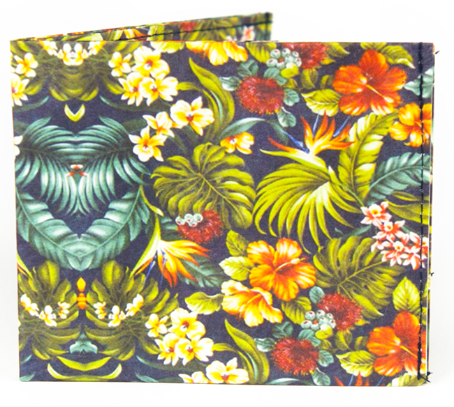 'Hype - Floral' Flat Wallet