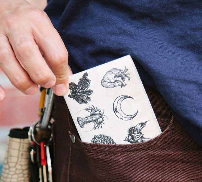 Ancient Spell Slim Wallet In Front Pocket