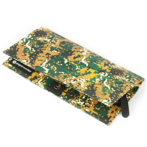 Clutch - 'Peace Camo' Tyvek Clutch Wallet