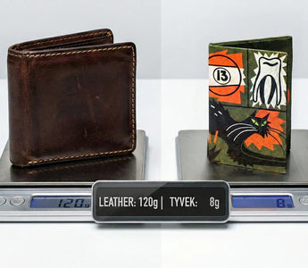 Tyvek vs Leather Wallets: Durability, Weight & Sustainability Compared