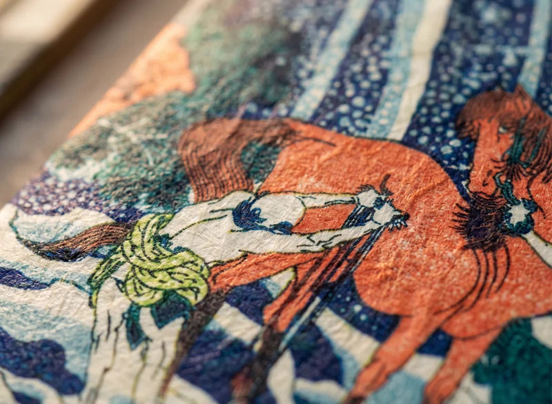 Why Ukiyo-e Translates to Tyvek: Japanese Woodblock Art on Modern Wallets