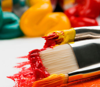 The Best Cities in the World for Artists - image of paint brushes and paint