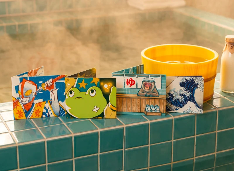 Four Slims Drop Today: A Monkey at the Bathhouse, a Giant in Sandals, a Frog With a Wand, and the Wave