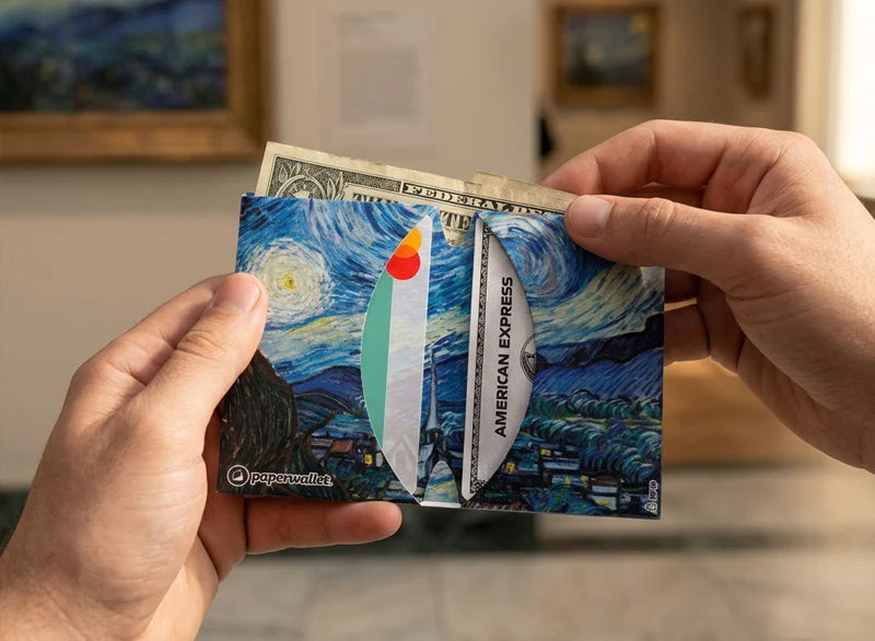 Why Van Gogh Translates to Tyvek: Famous Paintings on a Wallet