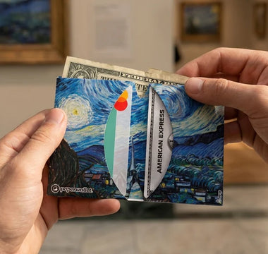 Why Van Gogh Translates to Tyvek: Famous Paintings on a Wallet