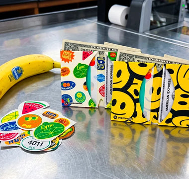 Tutti Frutti + Smile! Just Dropped: Produce Stickers and a Pile of Warped Smileys