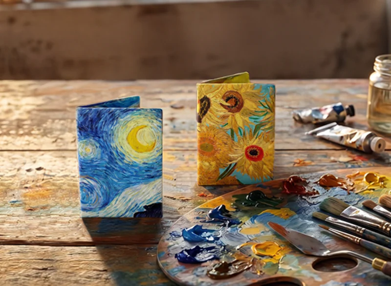 The Starry Night and Sunflowers: Van Gogh on Tyvek, June 2