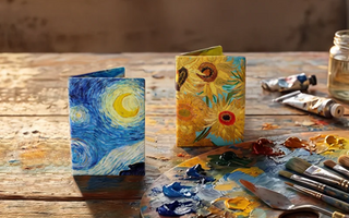 The Starry Night and Sunflowers: Van Gogh on Tyvek, June 2