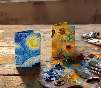 The Starry Night and Sunflowers: Van Gogh on Tyvek, June 2