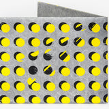 Slim Wallet Yellow Dots - Back Design