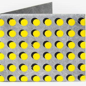 Slim Wallet Yellow Dots - Front Design