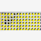 Slim Wallet Yellow Dots - Open Wallet Outside Design