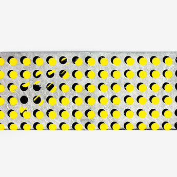 Slim Wallet Yellow Dots - Open Wallet Outside Design