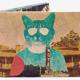 Slim Wallet Desert Cat - Front Design