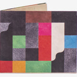 Slim Wallet Geometric Abstraction - Front Design