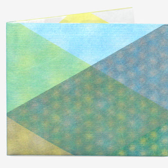 Slim Wallet Triangle Moire - Front Design