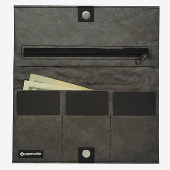 Clutch Wallet Black Tyvek® RFID Clutch Wallet