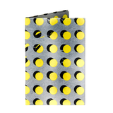 Micro Wallet Yellow Dots - Front Design