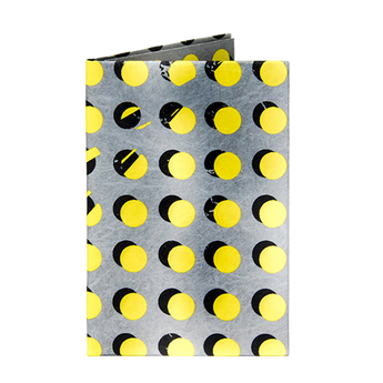 Micro Wallet Yellow Dots - Front Design