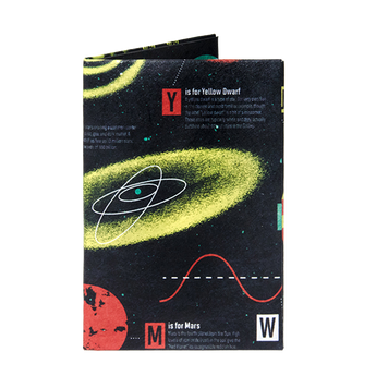 Micro Wallet Space Alphabet - Front Design