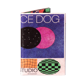 Micro Wallet Space Dog - Front Design