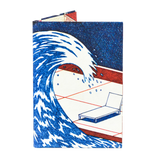 Micro Wallet Labyrinth Wave - Front Design