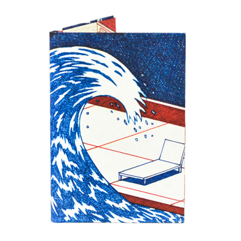 Micro Wallet Labyrinth Wave - Front Design