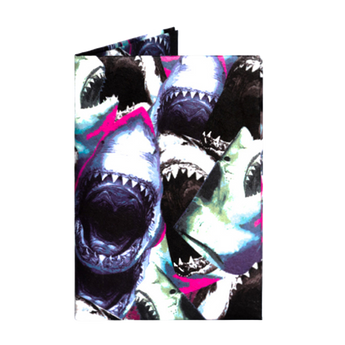 Micro Wallet Shark Feed - Front Design