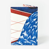 Micro Wallet Labyrinth Wave - Back Design