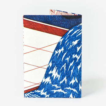 Micro Wallet Labyrinth Wave - Back Design