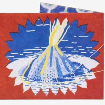 Slim Wallet Vulcano - Back Design