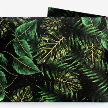Slim Wallet Leaves - Back Design