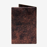 Micro Wallet Brown Leather - Back Design