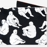 Slim Wallet Black Mat - Back Design