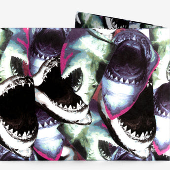 Slim Wallet Shark Feed - Back Design