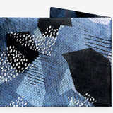 Slim Wallet Blue Camo - Back Design
