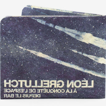 Slim Wallet Final Frontier - Back Design