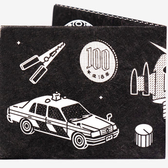 Slim Wallet Fizzy Static - Back Design