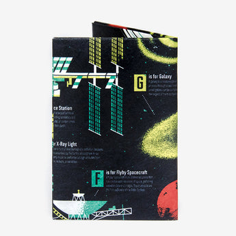 Micro Wallet Space Alphabet - Back Design