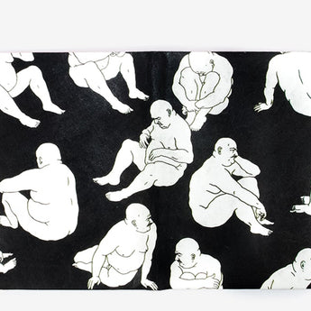 Micro Wallet Black Mat - Open Wallet Outside Design