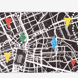 Micro Wallet Maps - Open Wallet Outside Design