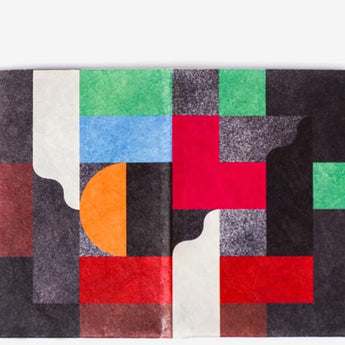 Micro Wallet Geometric Abstraction - Open Wallet Outside Design