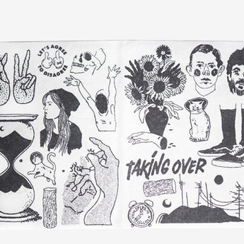 Micro Wallet Zine - Open Wallet Outside Design