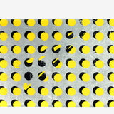 Micro Wallet Yellow Dots - Open Wallet Outside Design