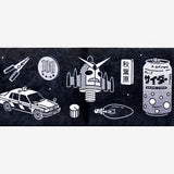 Slim Wallet Fizzy Static - Open Wallet Outside Design