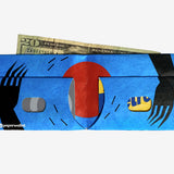 Slim Wallet Secret Identity - Open Wallet Outside Design