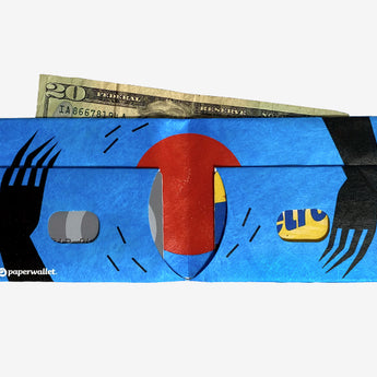Slim Wallet Secret Identity - Open Wallet Outside Design