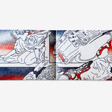 Slim Wallet The Cessation of Narcissus - Open Wallet Inside Design