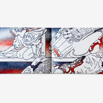 Slim Wallet The Cessation of Narcissus - Open Wallet Inside Design